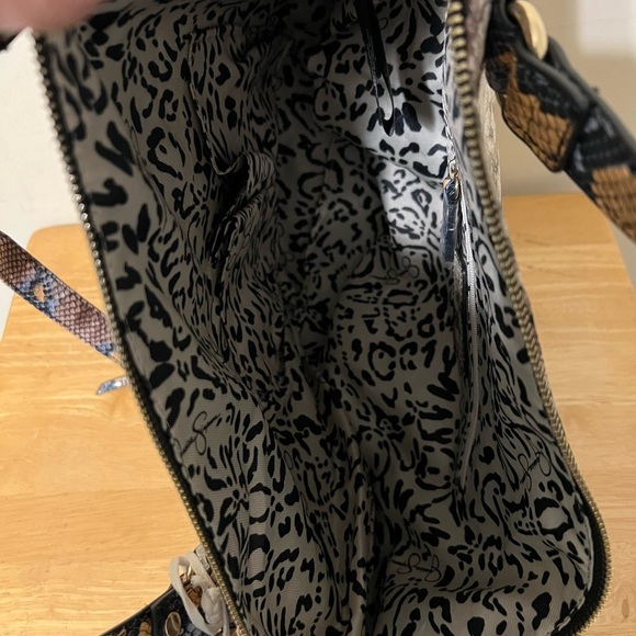 Jessica Simpson Multicolor Phython Satchel - Picture 10 of 11
